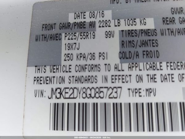 2016 MAZDA CX-5 GRAND TOURING