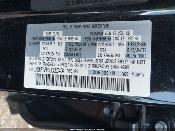 2018 MAZDA CX-5 SPORT