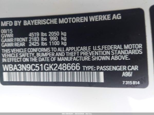 2016 BMW 428I XDRIVE