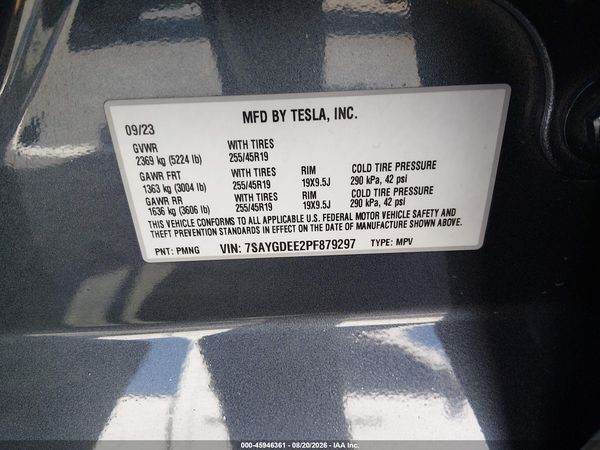 2023 TESLA MODEL Y