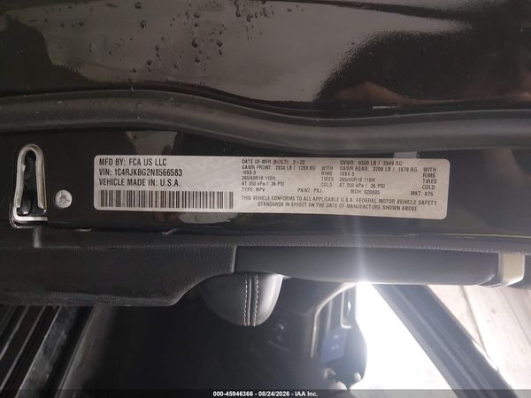 2022 JEEP GRAND CHEROKEE L LIMITED 4X4