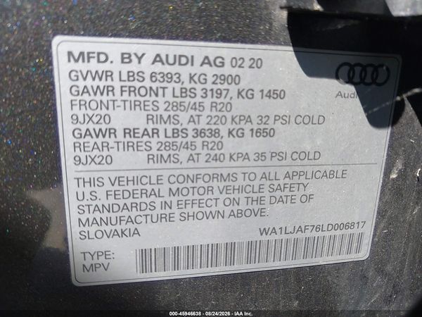 2020 AUDI Q7