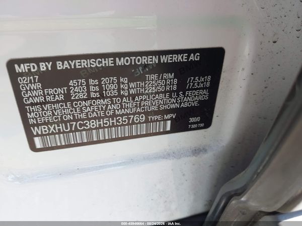 2017 BMW X1 SDRIVE28I