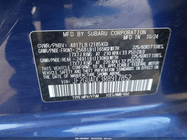 2024 SUBARU CROSSTREK PREMIUM