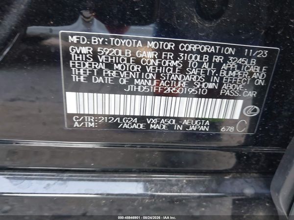 2024 LEXUS LS 500 500 Core