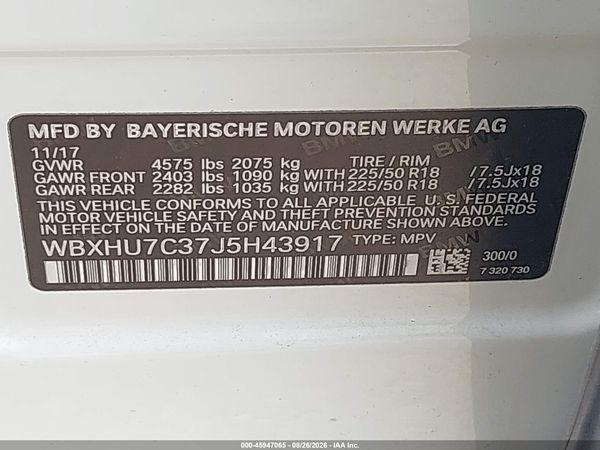2018 BMW X1 SDRIVE28I