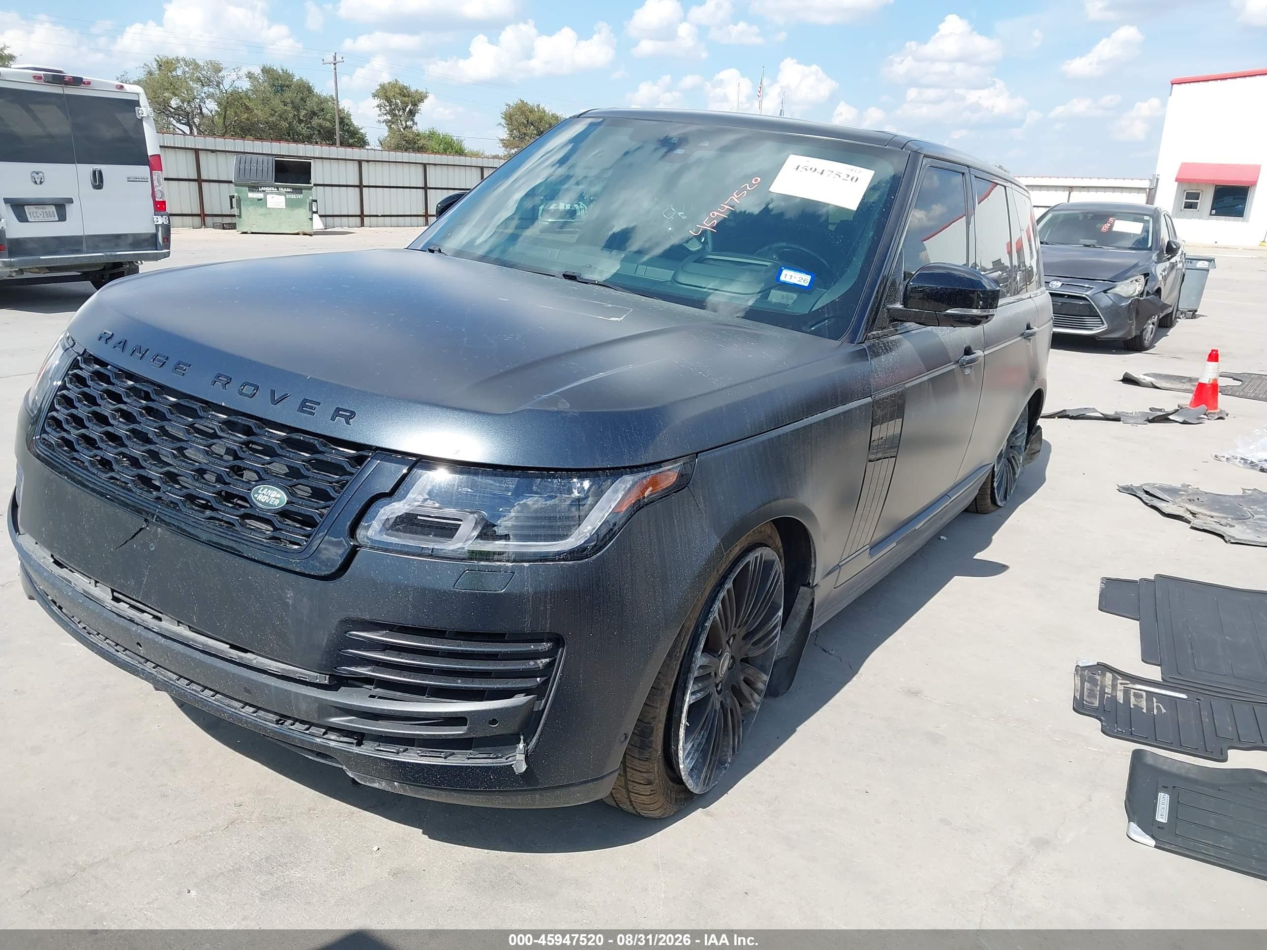 2019 LAND ROVER RANGE ROVER 5.0L V8 SUPERCHARGED — I2