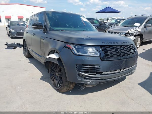 2019 LAND ROVER RANGE ROVER 5.0L V8 SUPERCHARGED — I1