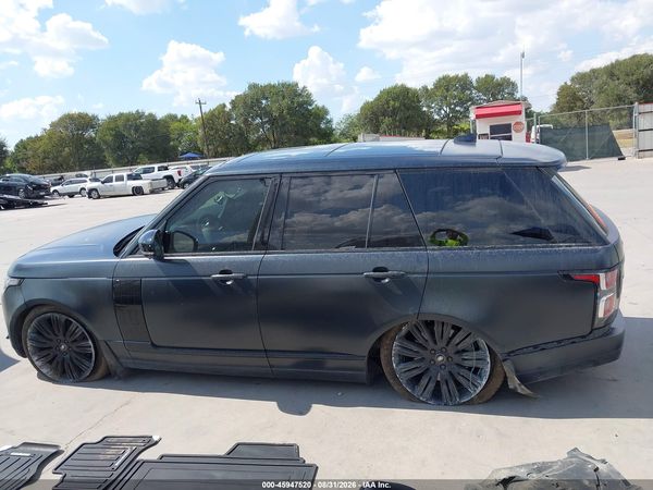 2019 LAND ROVER RANGE ROVER 5.0L V8 SUPERCHARGED — I117