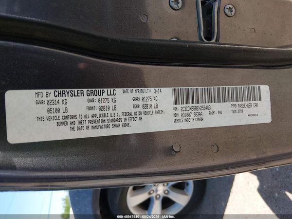 2014 DODGE CHARGER SE