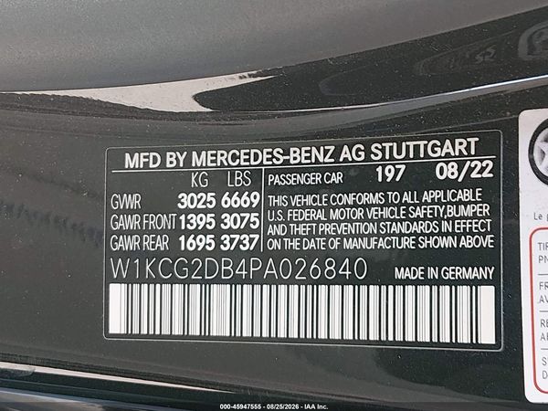 2023 MERCEDES-BENZ EQS 450+