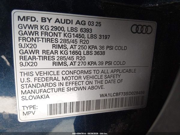 2025 AUDI Q7