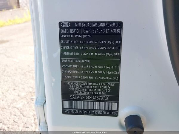 2013 LAND ROVER LR4 HSE — I9