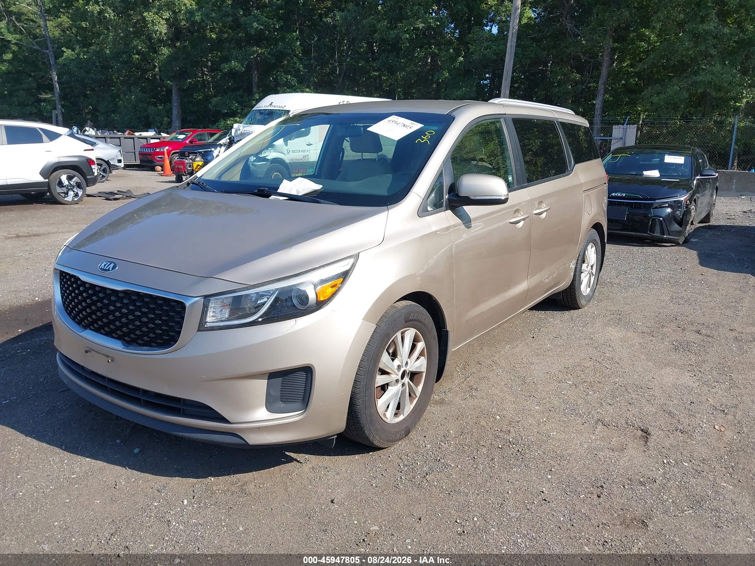 2016 KIA SEDONA LX