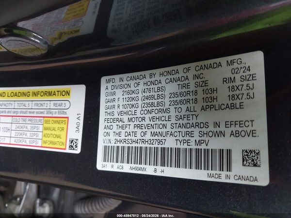 2024 HONDA CR-V EX 2WD