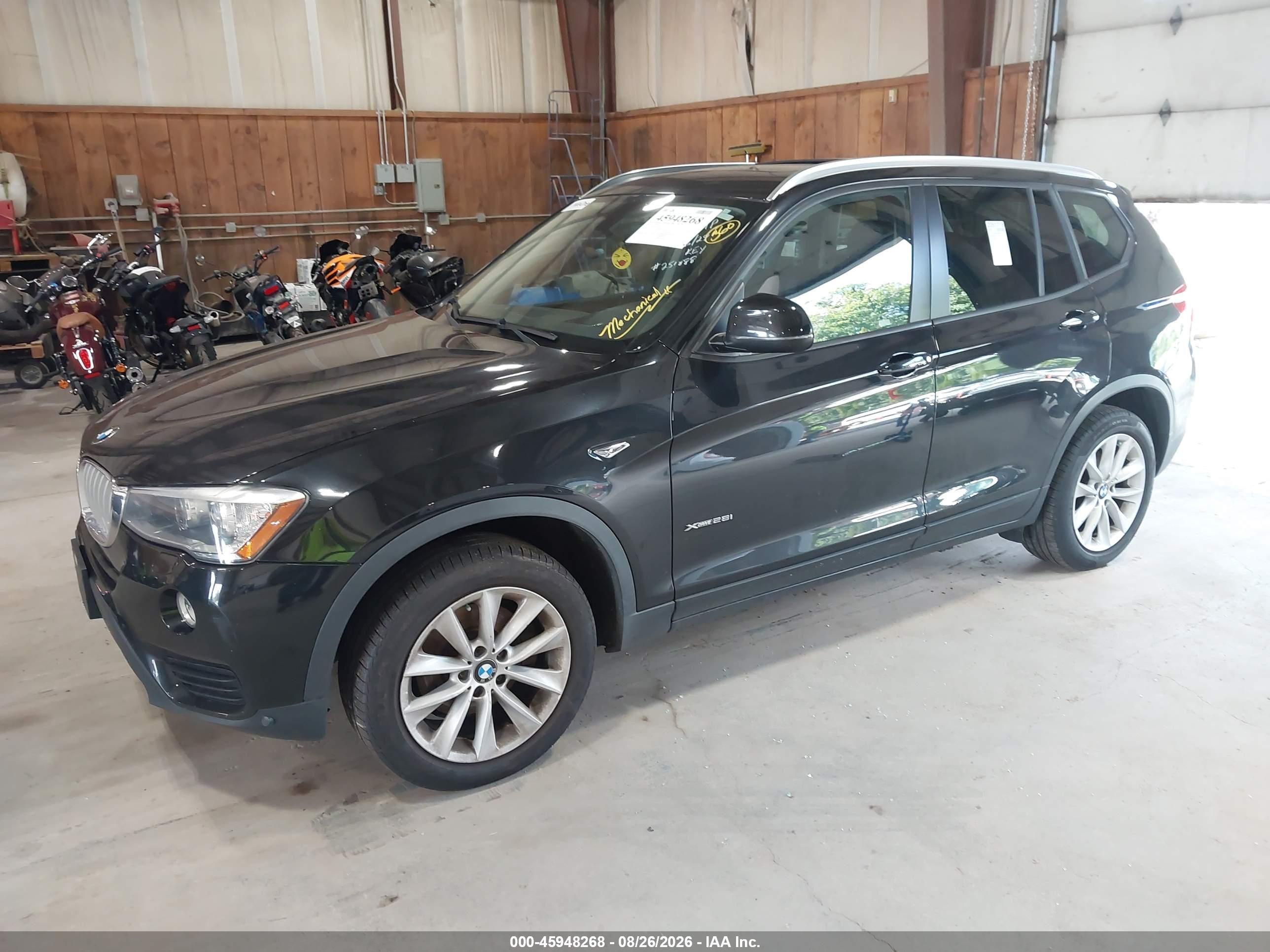 2016 BMW X3 XDRIVE28I — I2