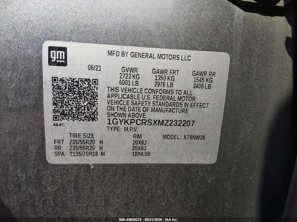 2021 CADILLAC XT6 FWD PREMIUM LUXURY