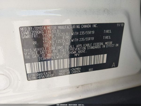 2020 TOYOTA RAV4 XLE PREMIUM