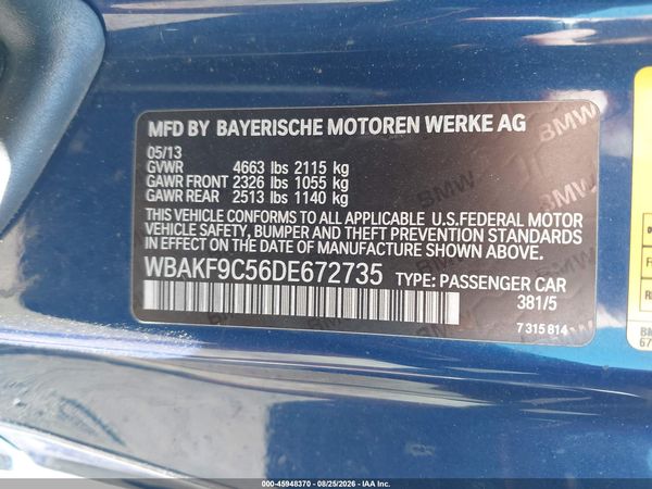 2013 BMW 335I XDRIVE