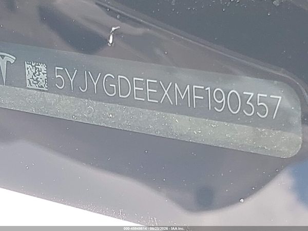 2021 TESLA MODEL Y