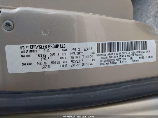 2013 DODGE GRAND CARAVAN SE