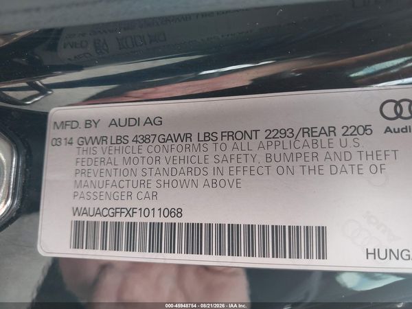 2015 AUDI A3 1.8T PREMIUM