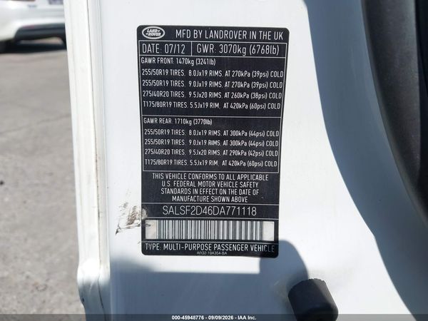 2013 LAND ROVER RANGE ROVER SPORT HSE