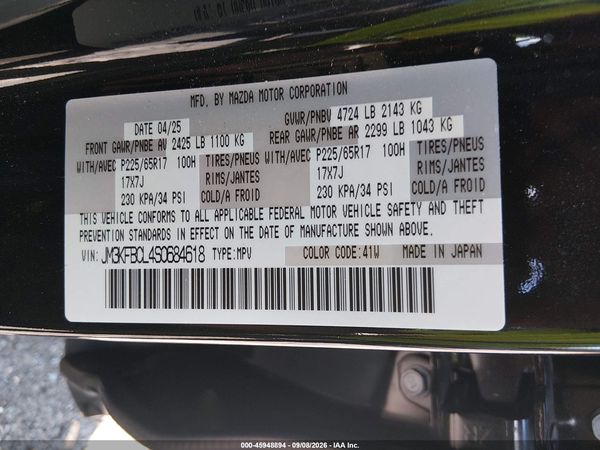 2025 MAZDA CX-5 2.5 S PREFERRED — I9