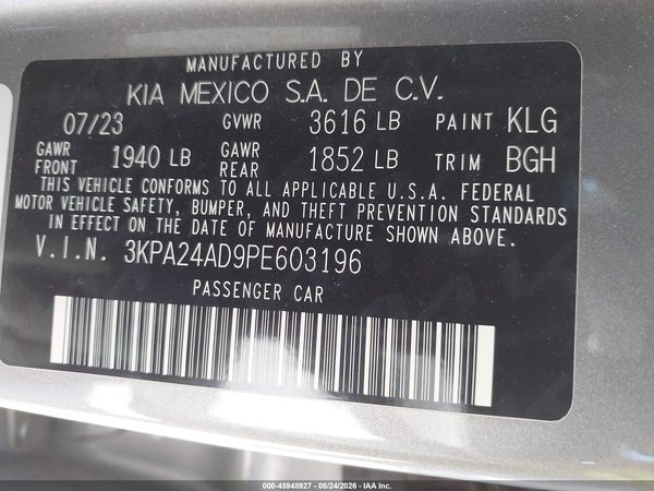 2023 KIA RIO S — I9