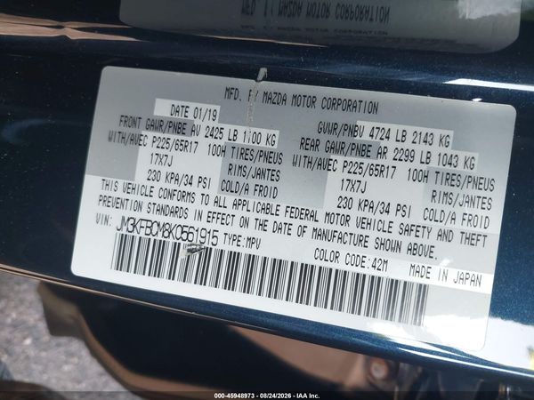 2019 MAZDA CX-5 TOURING
