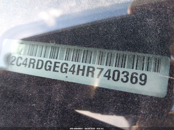 2017 DODGE GRAND CARAVAN GT