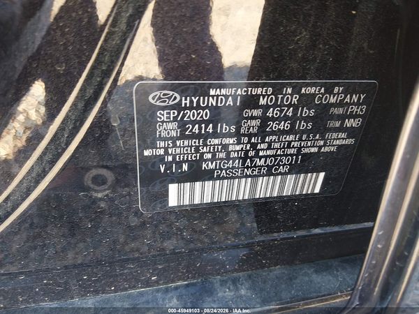 2021 GENESIS G70 2.0T RWD — I9