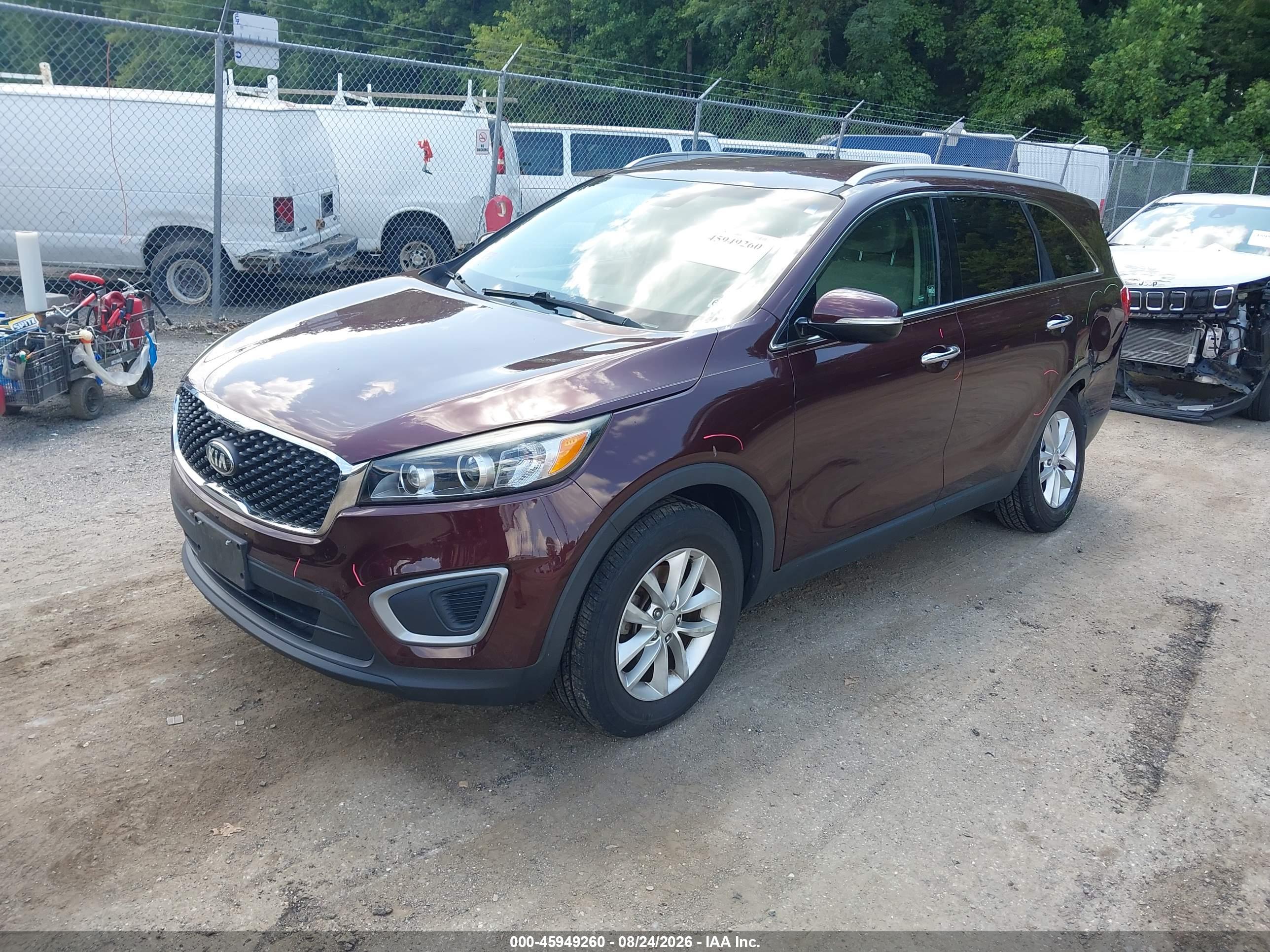 2016 KIA SORENTO 2.4L LX — I2