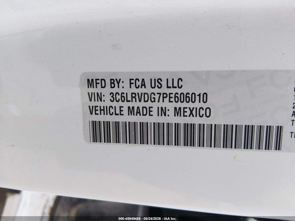 2023 RAM PROMASTER 2500 HIGH ROOF 159 WB