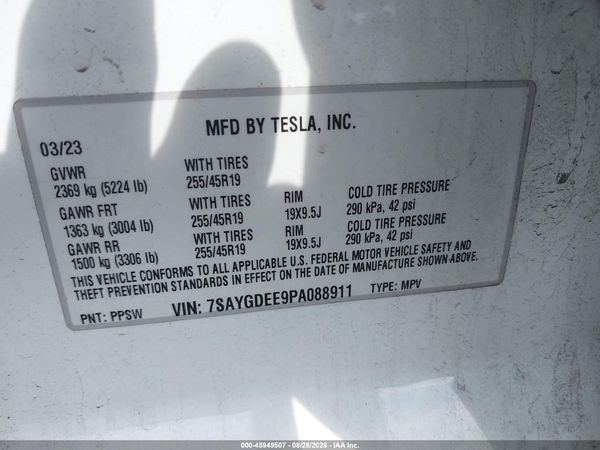 2023 TESLA MODEL Y