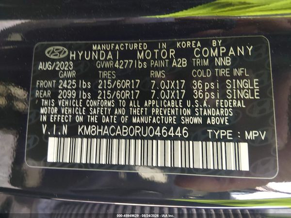 2024 HYUNDAI KONA SE