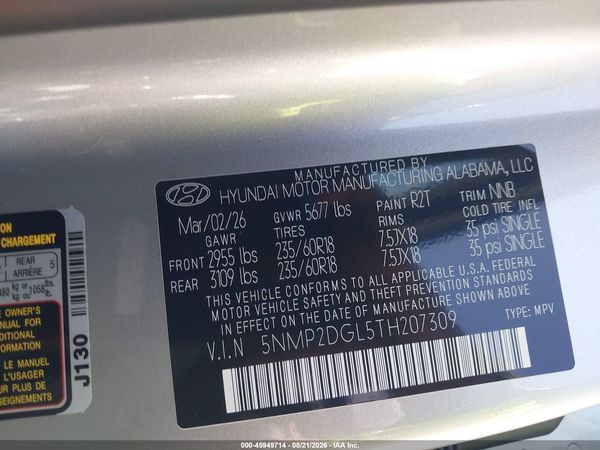 2026 HYUNDAI SANTA FE SEL