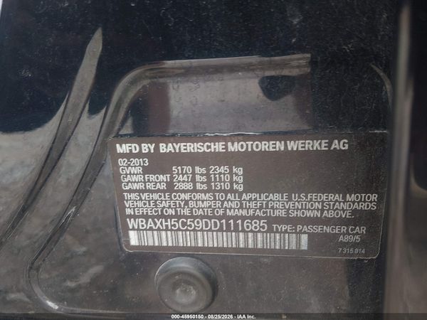 2013 BMW 528I XDRIVE