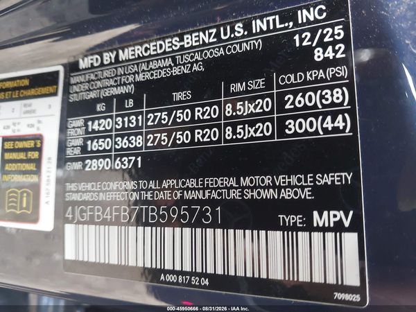 2026 MERCEDES-BENZ GLE 350 GLE350 4MATIC — I9