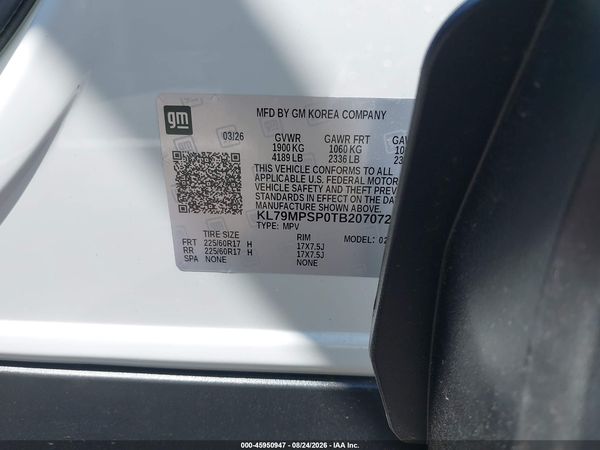 2026 CHEVROLET TRAILBLAZER LT — I9