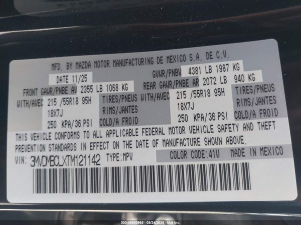 2026 MAZDA CX-30 2.5 S AIRE EDITION — I9