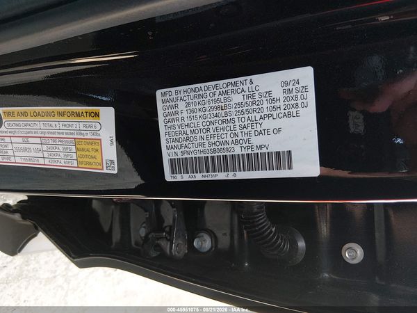 2025 HONDA PILOT BLACK EDITION