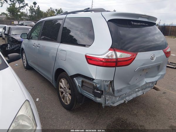 2017 TOYOTA SIENNA XLE 7 PASSENGER — I3