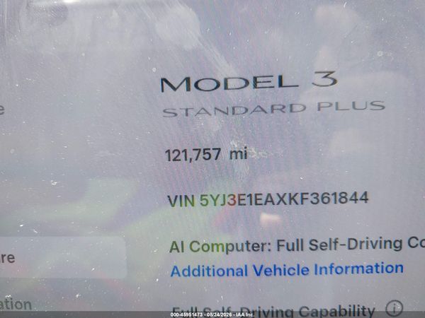 2019 TESLA MODEL 3
