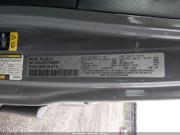 2023 JEEP WRANGLER 4-DOOR SAHARA 4X4