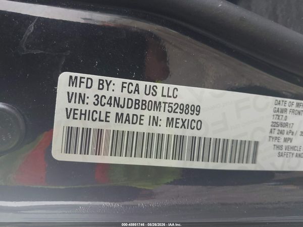 2021 JEEP COMPASS LATITUDE 4X4