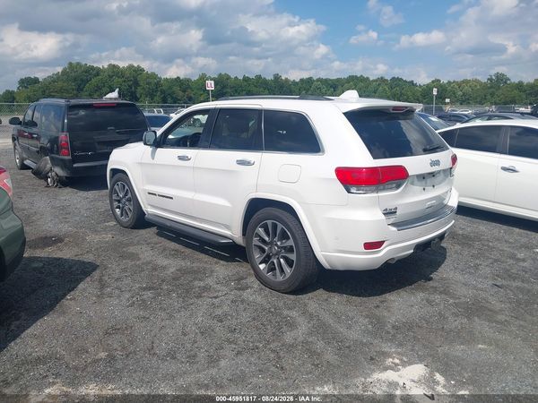 2018 JEEP GRAND CHEROKEE OVERLAND 4X4