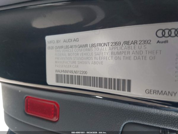 2020 AUDI A4