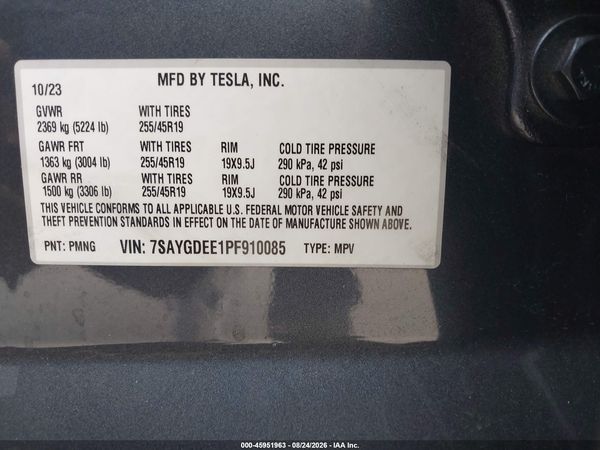 2023 TESLA MODEL Y