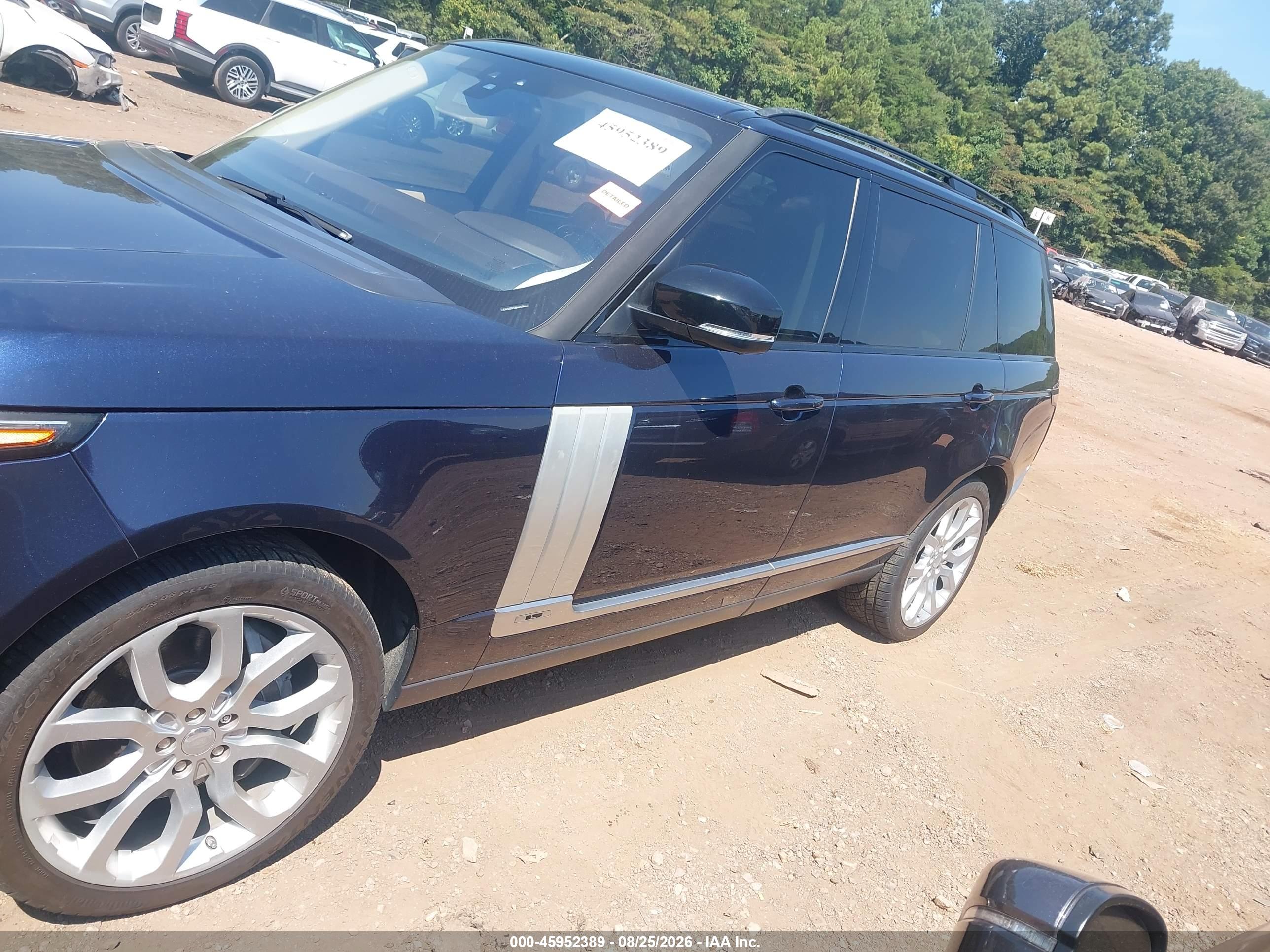 2017 LAND ROVER RANGE ROVER 5.0L V8 SUPERCHARGED